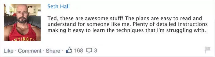 Facebook testimonials